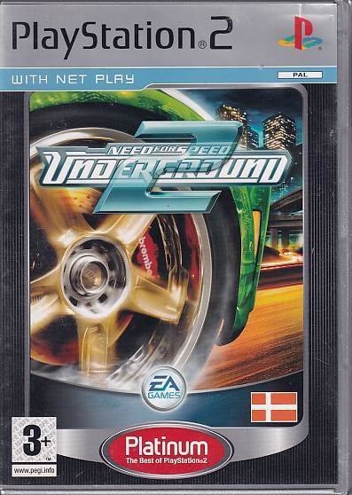 Need for Speed Underground 2 Platinum - PS2 (B Grade) (Genbrug)